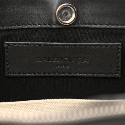 Balenciaga Cotton Canvas Pochette Crossbody Bag Black 6 of 19