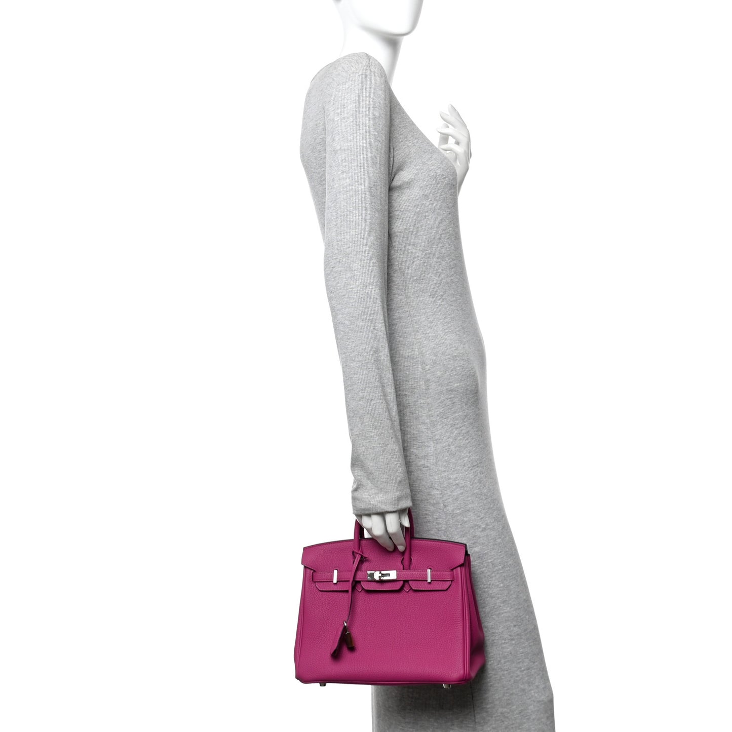 Togo Birkin 25 Rose Pourpre