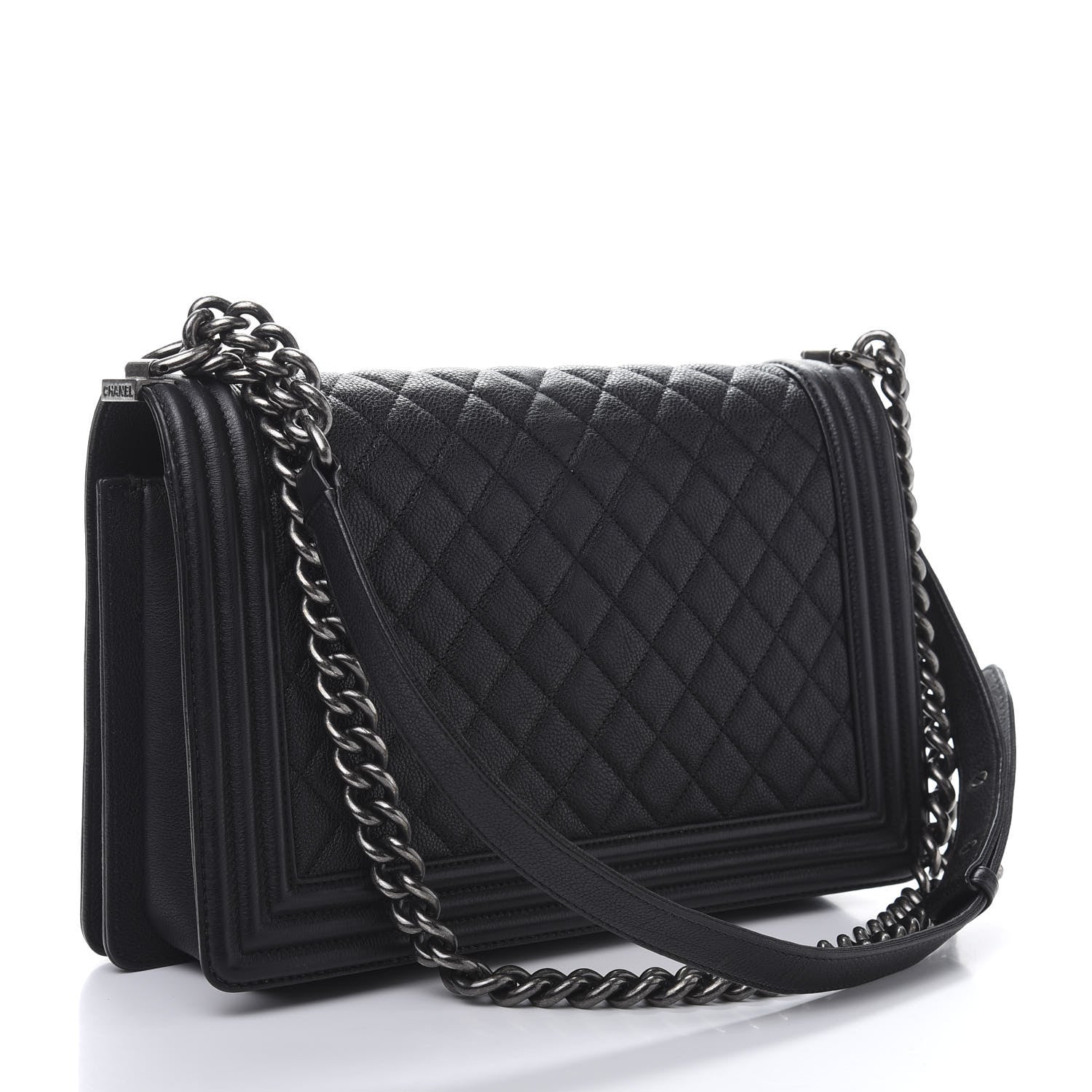 Chanel Caviar Quilted New Medium Boy Flap Black 3 of 14
