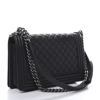 Chanel Caviar Quilted New Medium Boy Flap Black 3 of 14