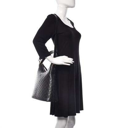 Gucci Guccissima Linea A Hobo Black 2 of 9