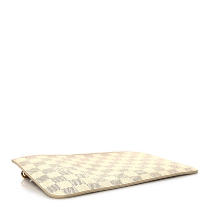 Louis Vuitton Damier Azur Neverfull MM GM Pochette Rose Ballerine 4 of 9