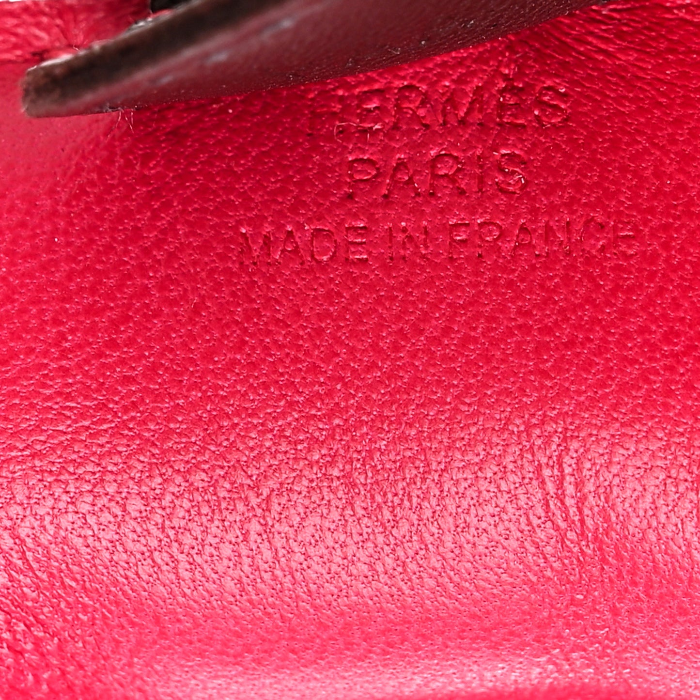 Milo Lambskin Grigri Rodeo Horse Bag Charm PM  Rose Sakura Framboise Rouge Sellier