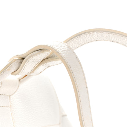 Chanel Caviar CC Backpack White 15 of 19