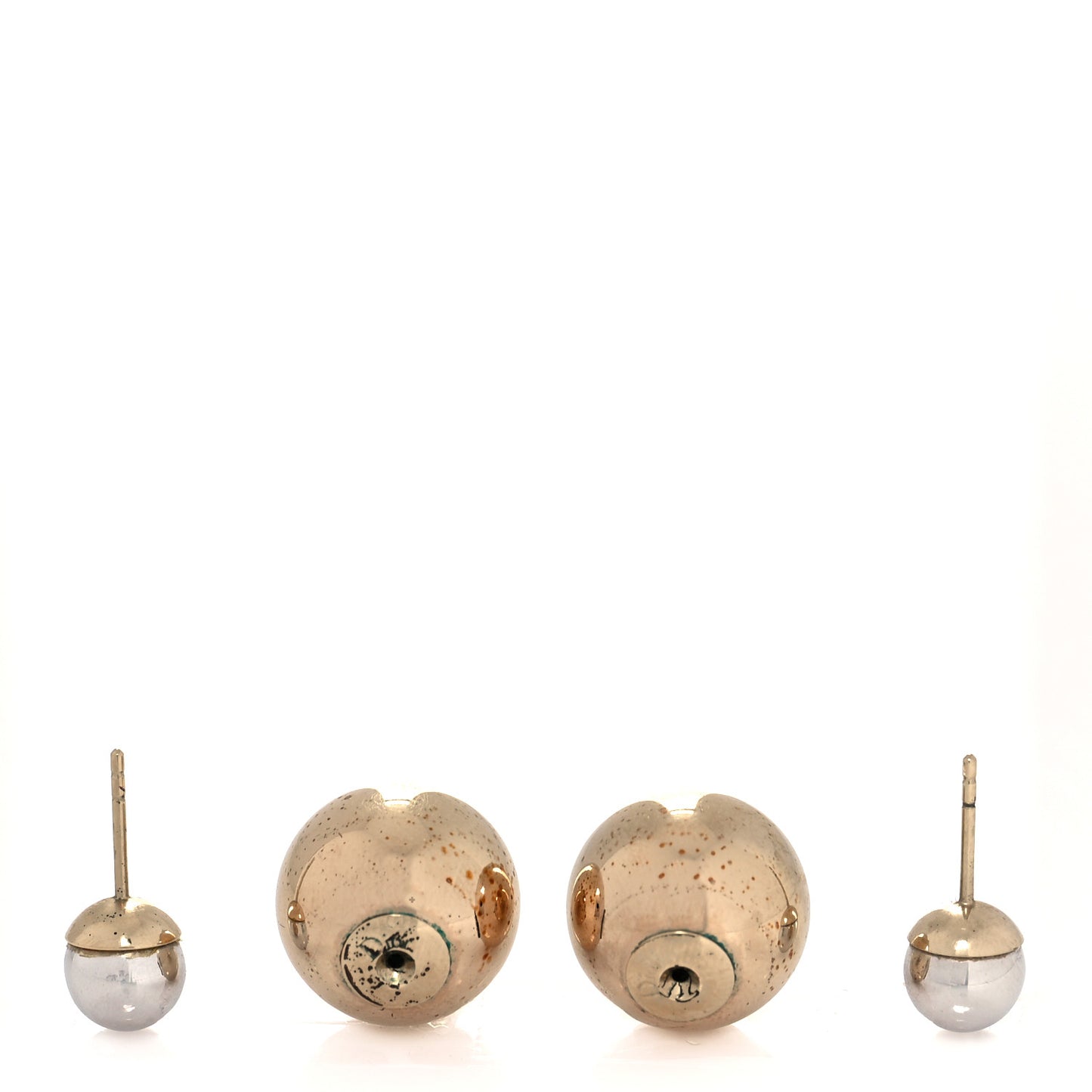 Mise En Dior Tribal Earrings Gold Silver