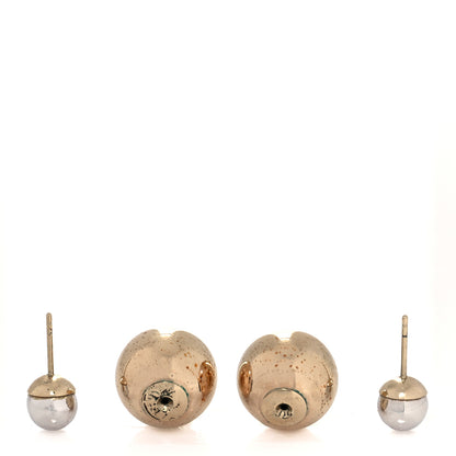 Christian Dior Mise En Dior Tribal Earrings Gold Silver 3 of 5