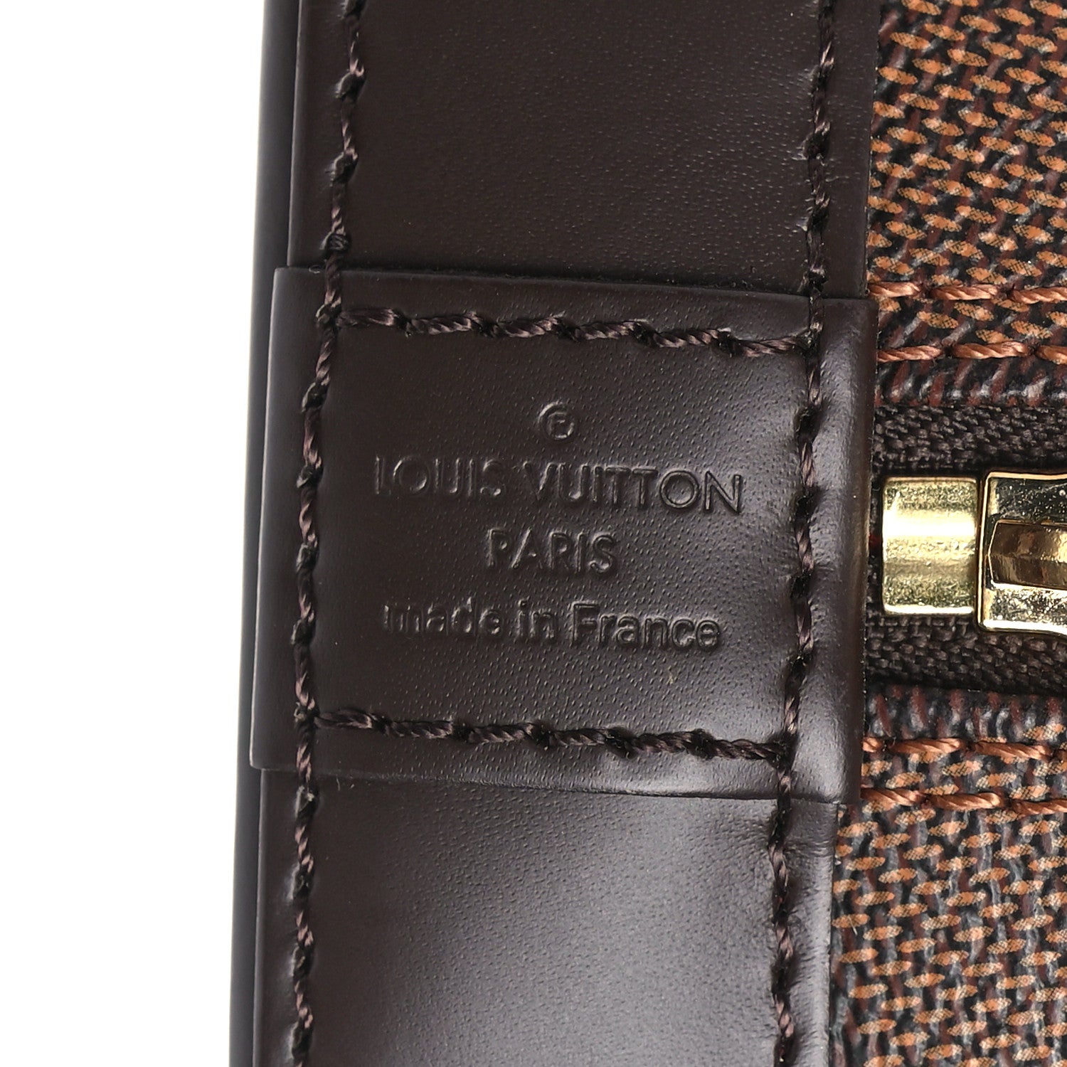 Louis Vuitton Damier Ebene Alma BB 7 of 9