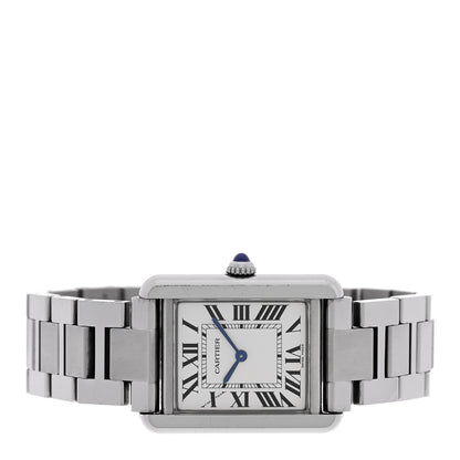 Cartier Stainless Steel 24mm Tank Solo Quartz Watch 2 of 5