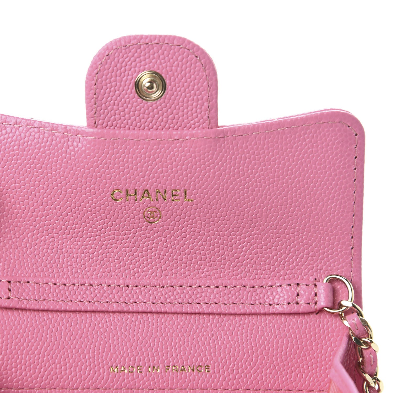 Chanel Caviar Quilted Belt Bag Pink 9 of 11