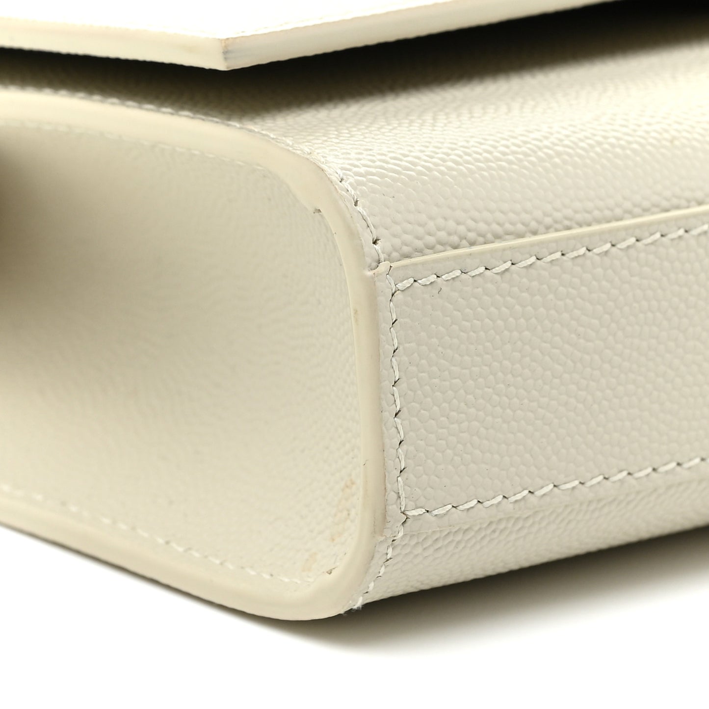 Grain De Poudre Small Monogram Kate Satchel Crema Soft