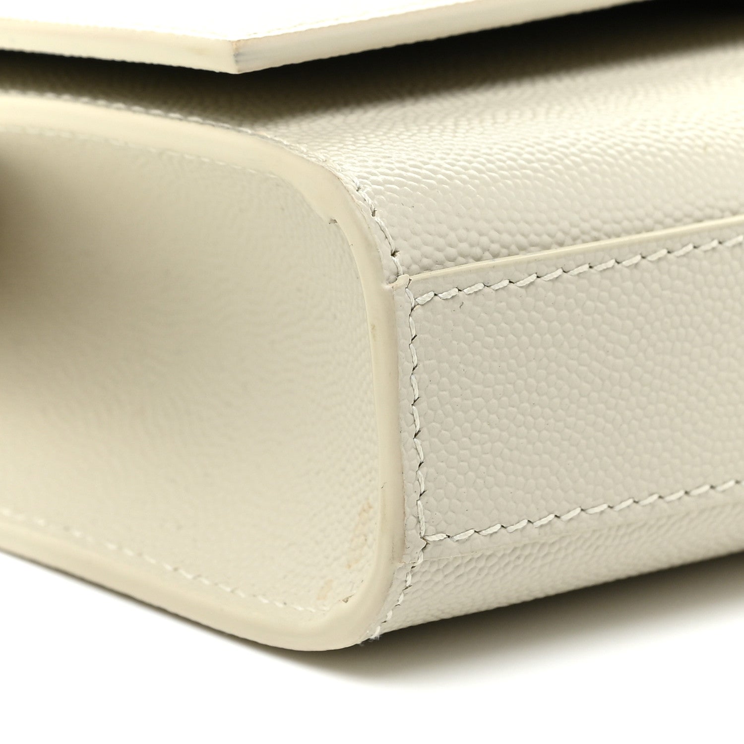 Saint Laurent Grain De Poudre Small Monogram Kate Satchel Crema Soft 9 of 17