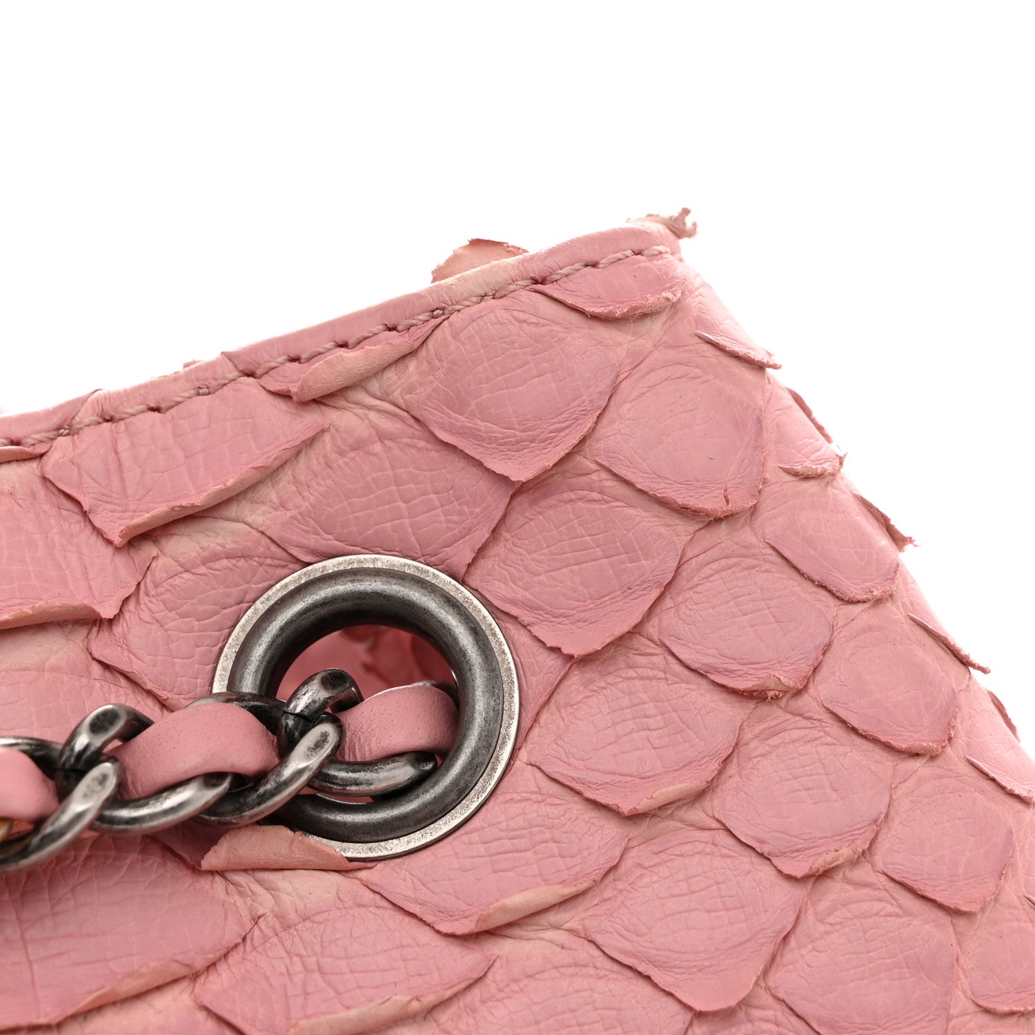 Chanel Snakeskin Small Gabrielle Backpack Light Pink 10 of 11
