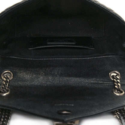 Saint Laurent Sheepskin Tri-Quilt Monogram Medium College Bag Black 5 of 20