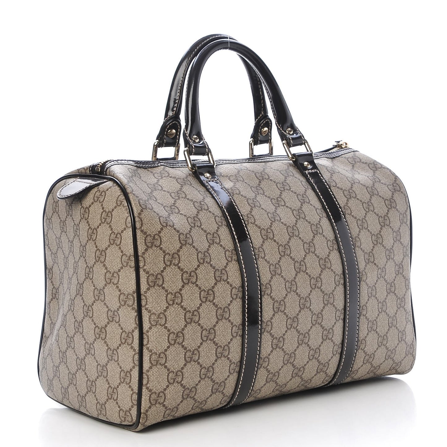 GG Plus Monogram Medium Joy Boston Dark Brown