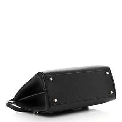 Gucci Grainy Calfskin Small Zumi Top Handle Bag Black 4 of 12