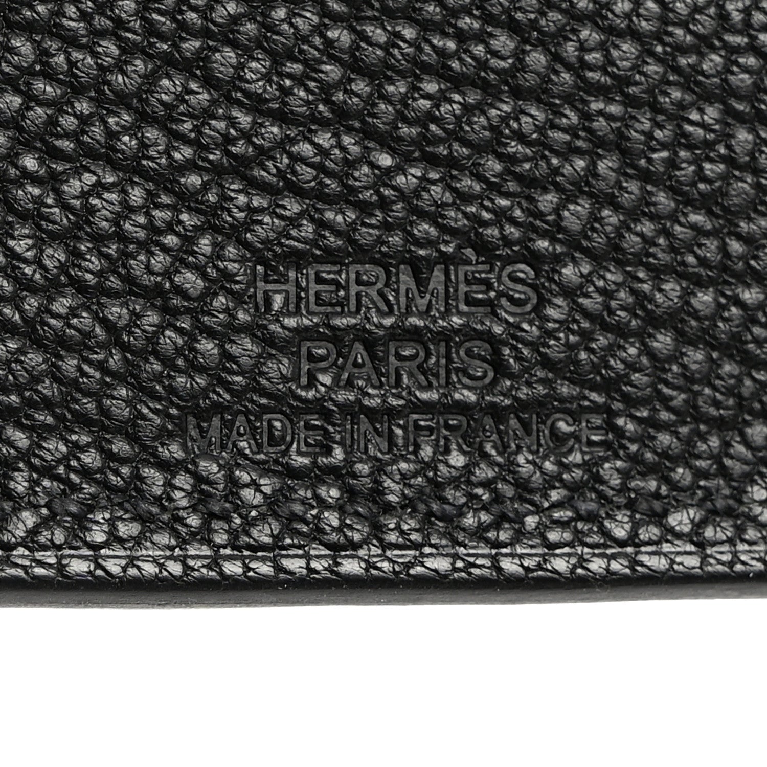 Hermes Chevre Mysore Tarmac PM Passport Holder Black 7 of 7