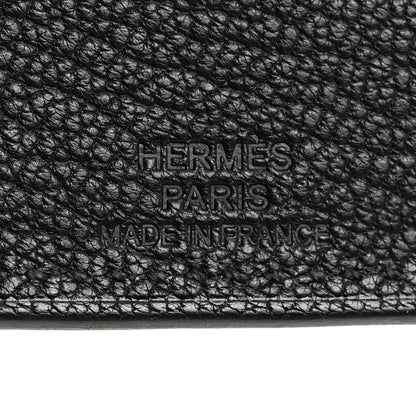 Hermes Chevre Mysore Tarmac PM Passport Holder Black 7 of 7