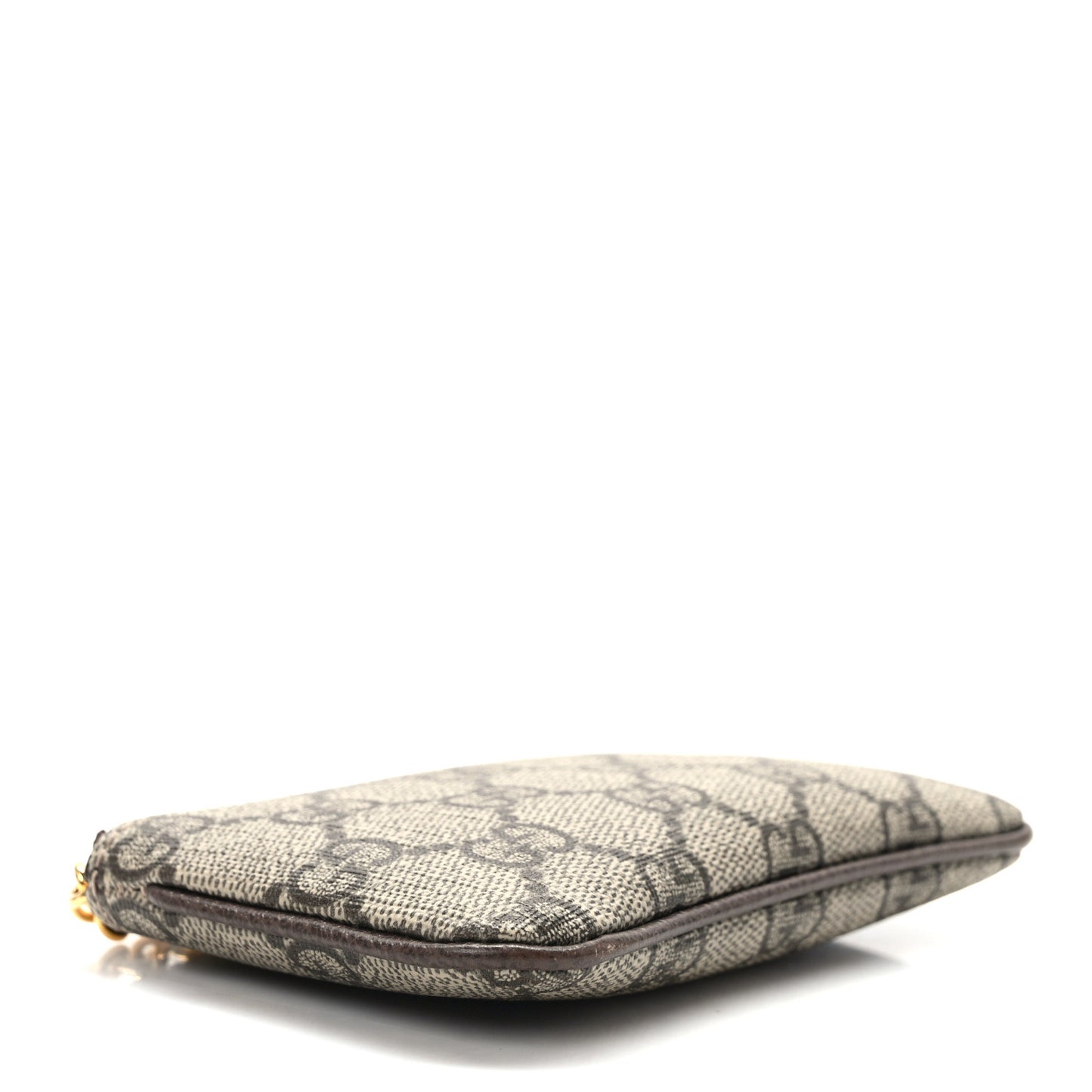 GG Supreme Monogram Key Case Brown
