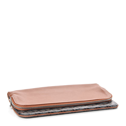 Goyard Goyardine Sainte Marie Soft Clutch Black Gold 4 of 7