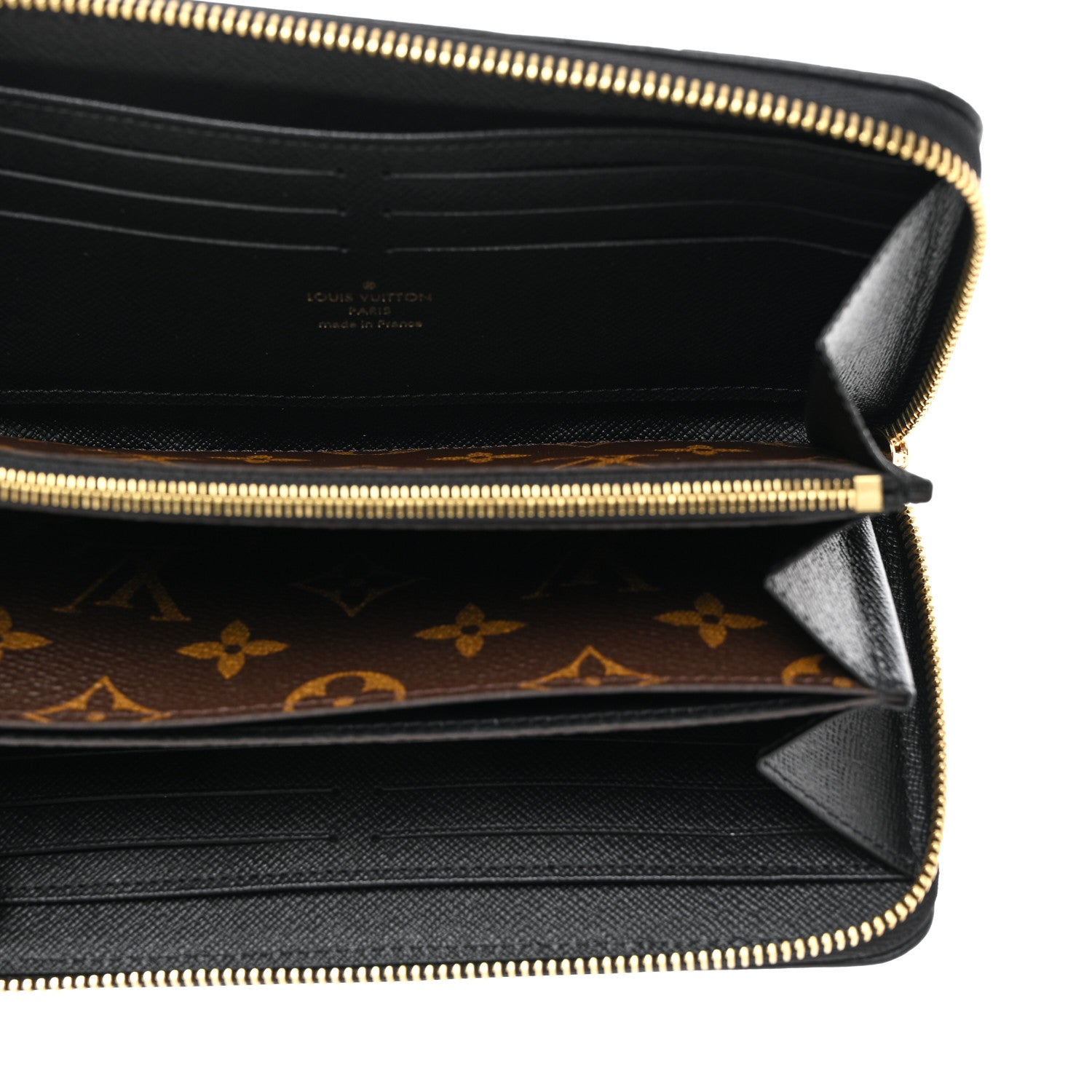 Louis Vuitton Monogram Zippy Retiro Wallet Black 5 of 8