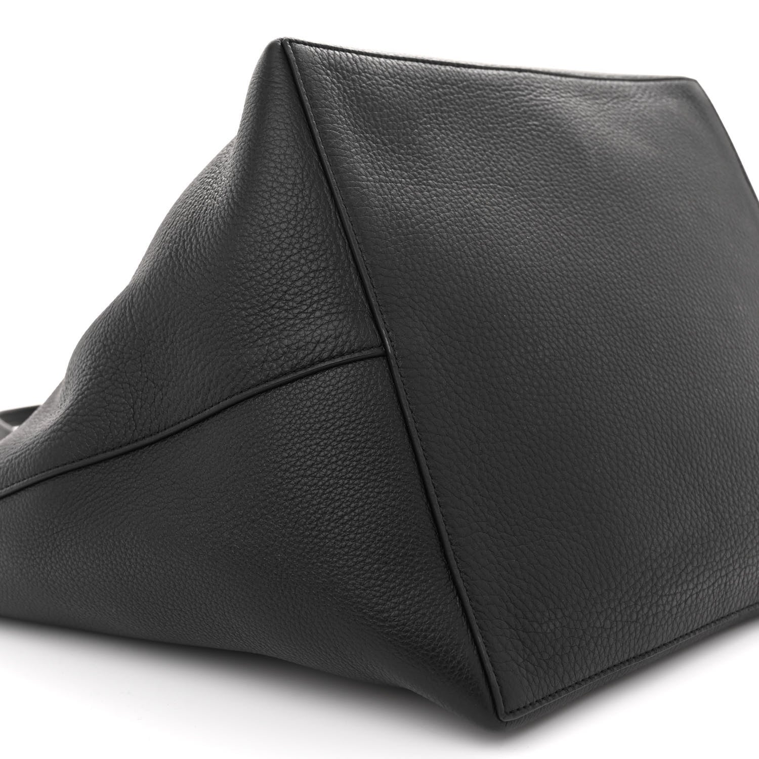 The Row Grained Calfskin Park Tote Three Black 10 of 13