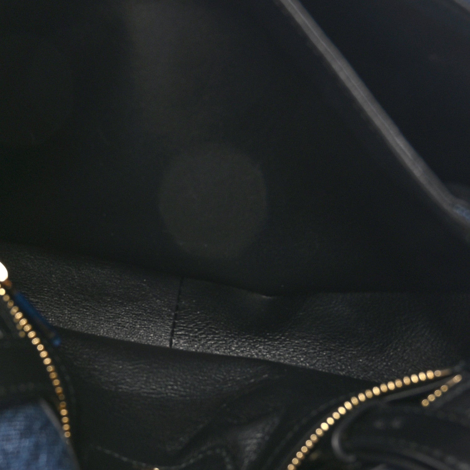 Salvatore Ferragamo Denim Quilted Gancini Flap Bag Blue 6 of 9