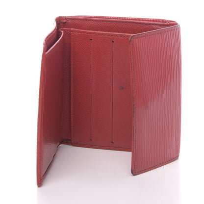 Louis Vuitton Epi Elise Wallet Castillan Red 5 of 12