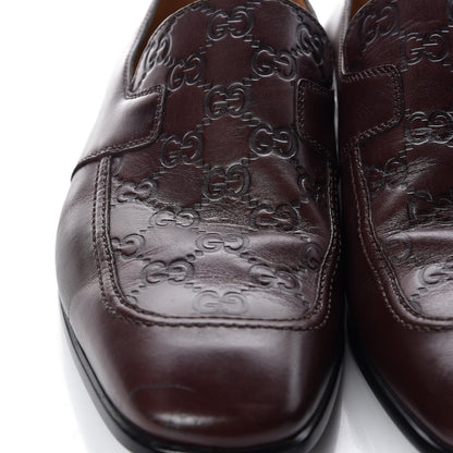 Gucci Guccissima Calfskin Mens Venetian Loafers 10.5 Brown 14 of 16