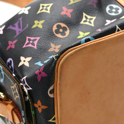 Louis Vuitton Monogram Multicolor Petit Noe Black 9 of 12