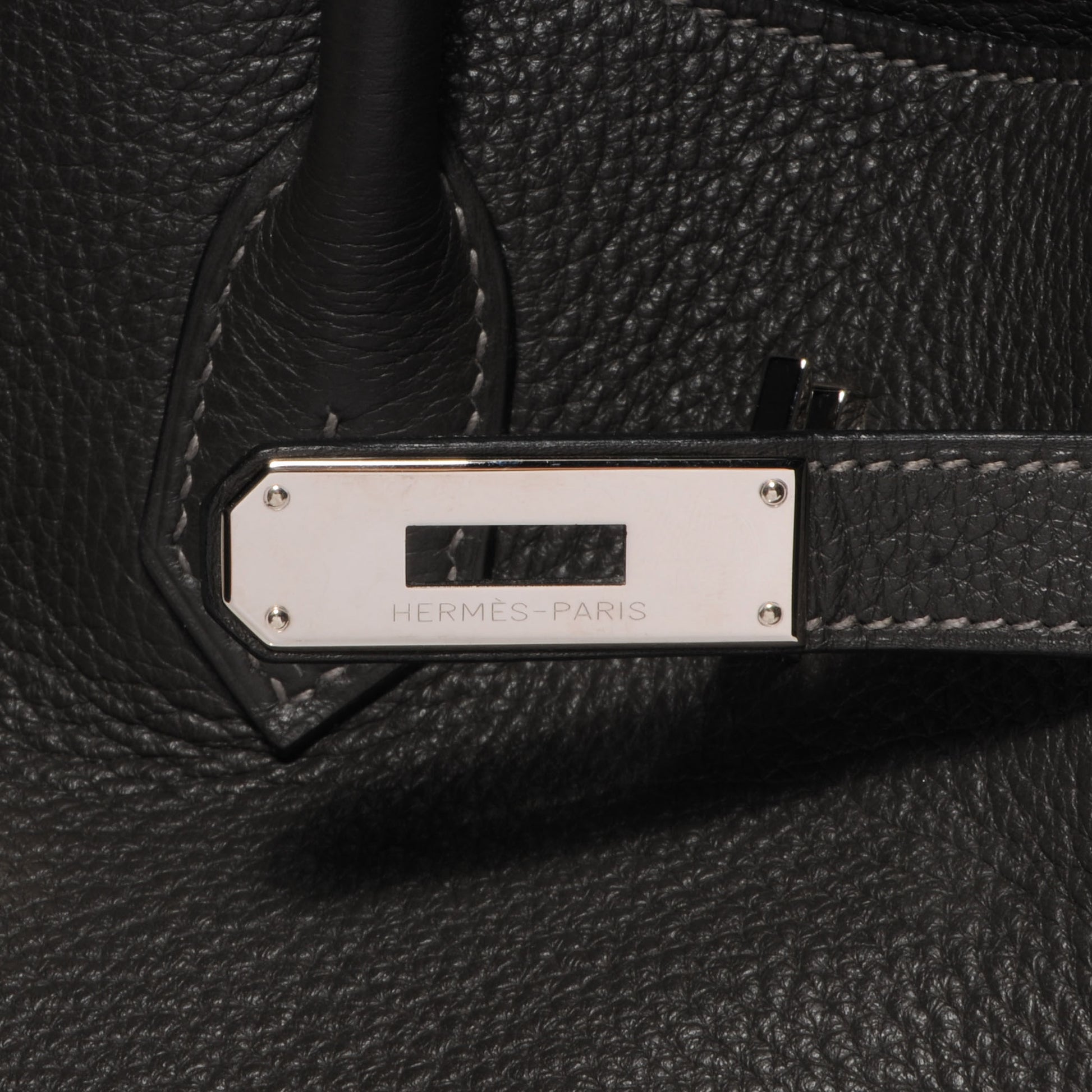 Hermes Taurillon Clemence Birkin 35 Graphite 7 of 10