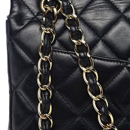 Chanel Lambskin Quilted Maxi Single Flap Black 17 of 19