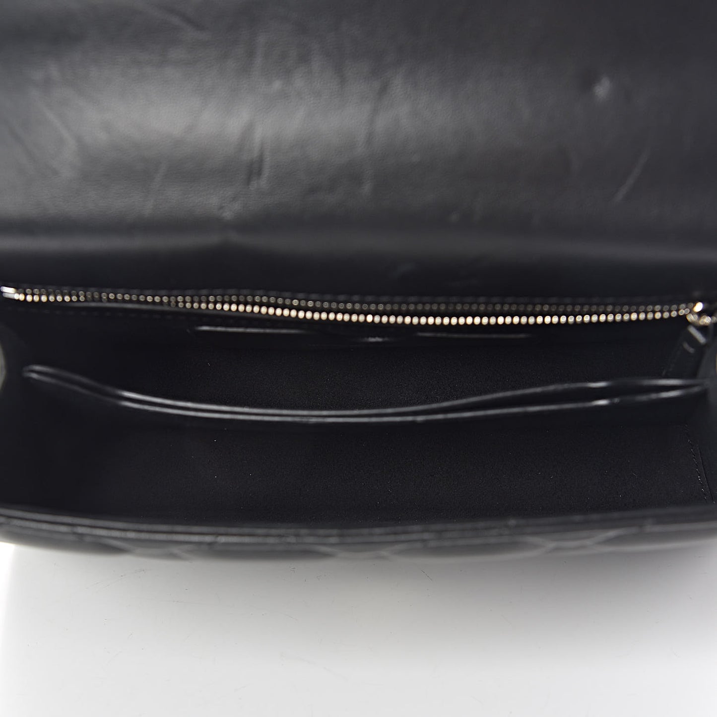 Lambskin Quilted Knuckle Shoulder Bag Black
