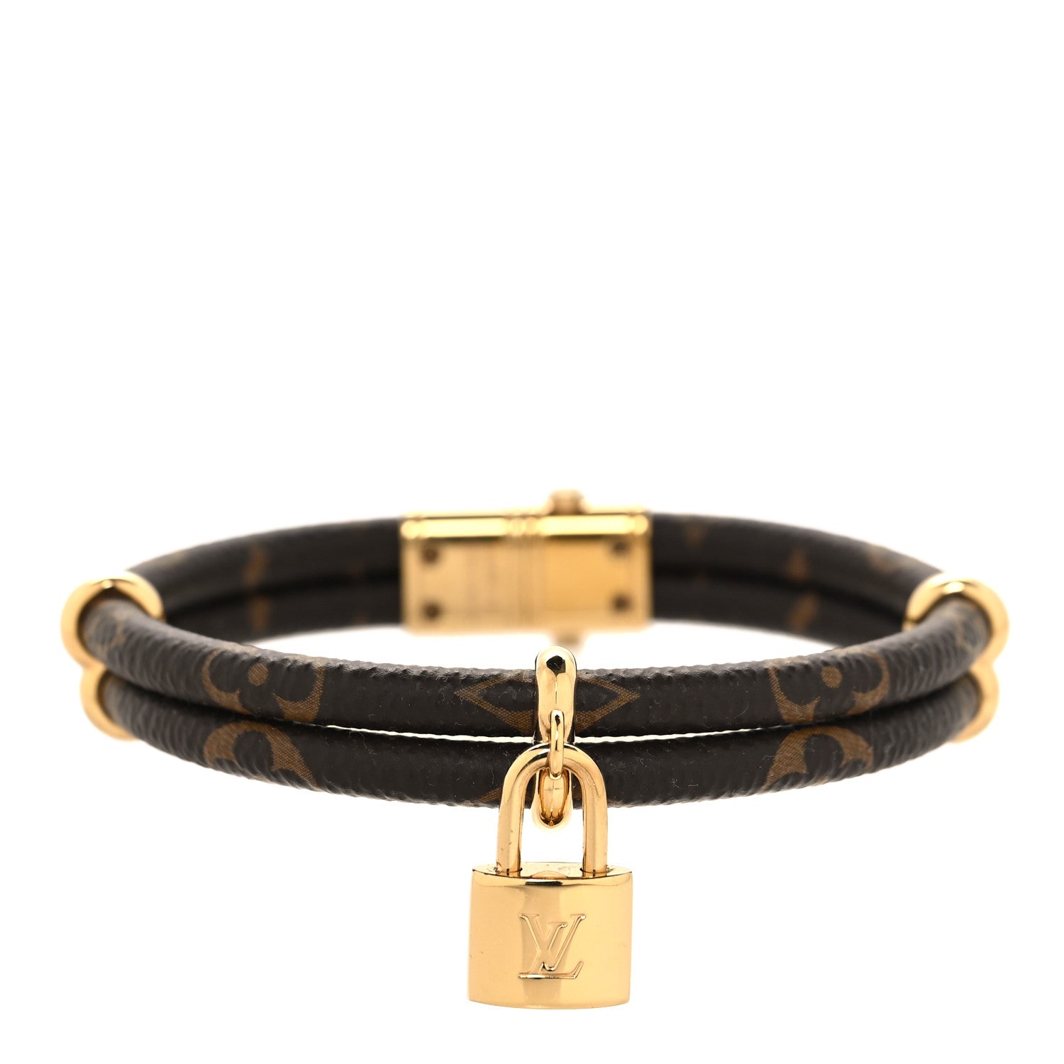 Louis Vuitton Monogram Keep it Twice Bracelet 19 1 of 4