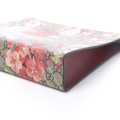 Gucci GG Supreme Monogram Blooms Large Cosmetic Case Beige Multicolor Dry Rose 8 of 8