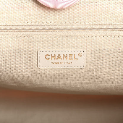 Chanel Mixed Fibers Small Deauville Tote Pink 7 of 13