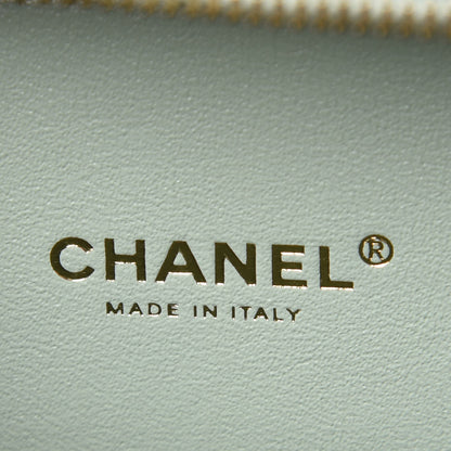 Chanel Caviar Quilted Small CC Filigree Vanity Case Mint 6 of 7