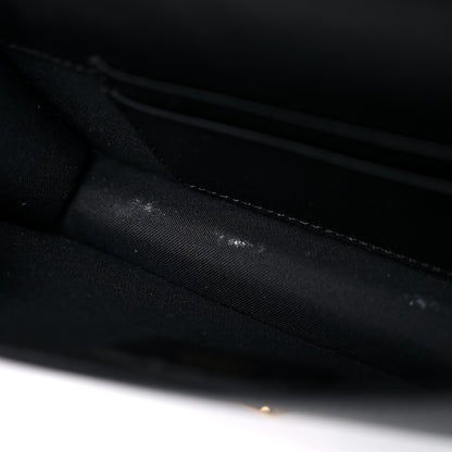 Fendi Vitello Cruise F is Fendi Bi-Color FF 1974 Embossed Envelope Belt Bag Maya Black 13 of 16