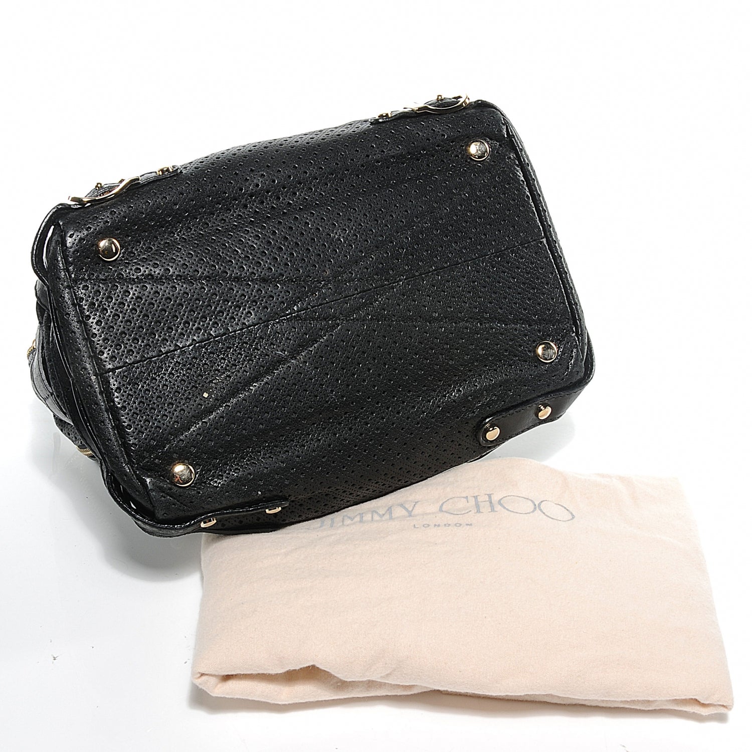 Jimmy Choo Leather Perforated Blythe M Black 5 of 7