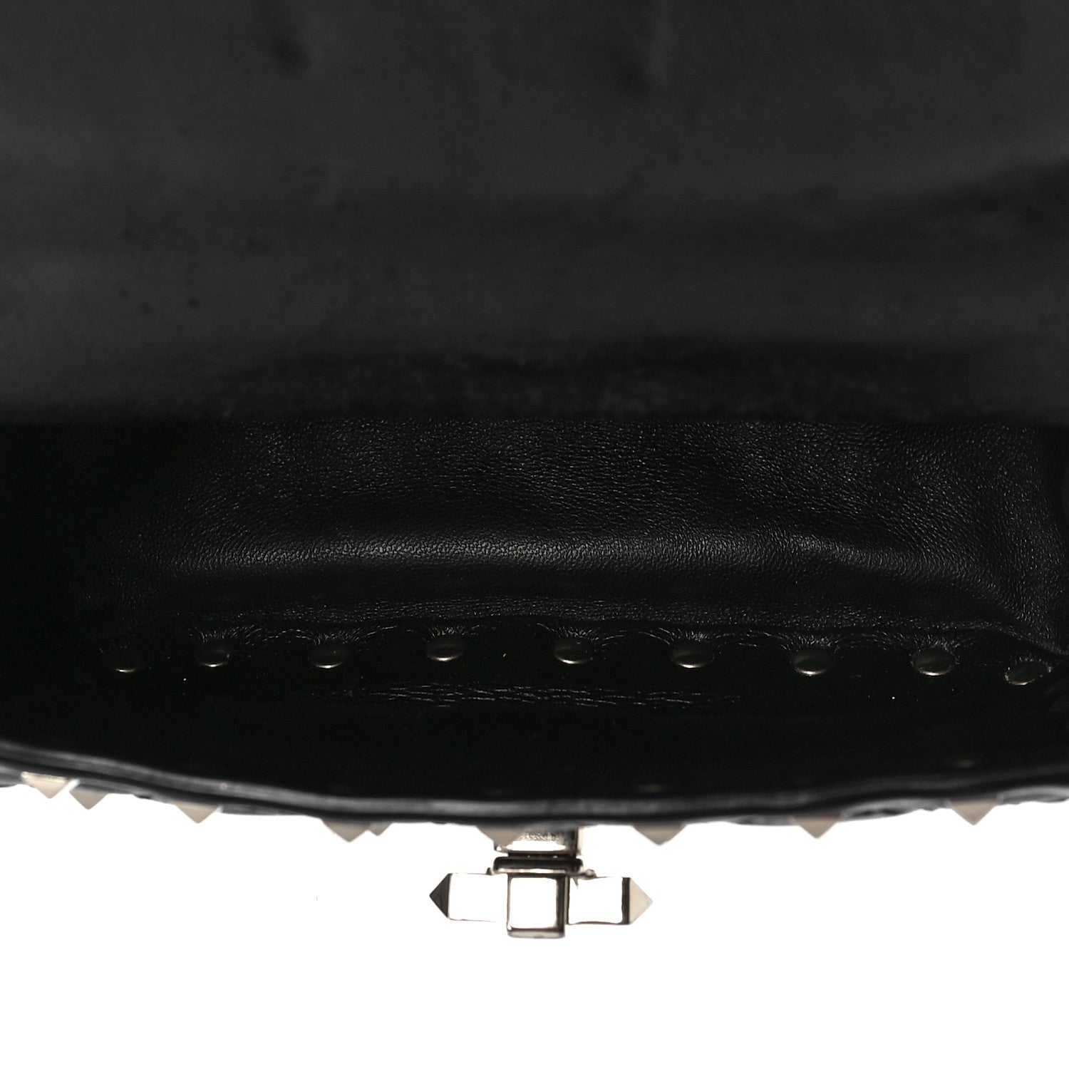 Valentino Garavani Nappa Micro Rockstud Spike Shoulder Bag Black 5 of 10