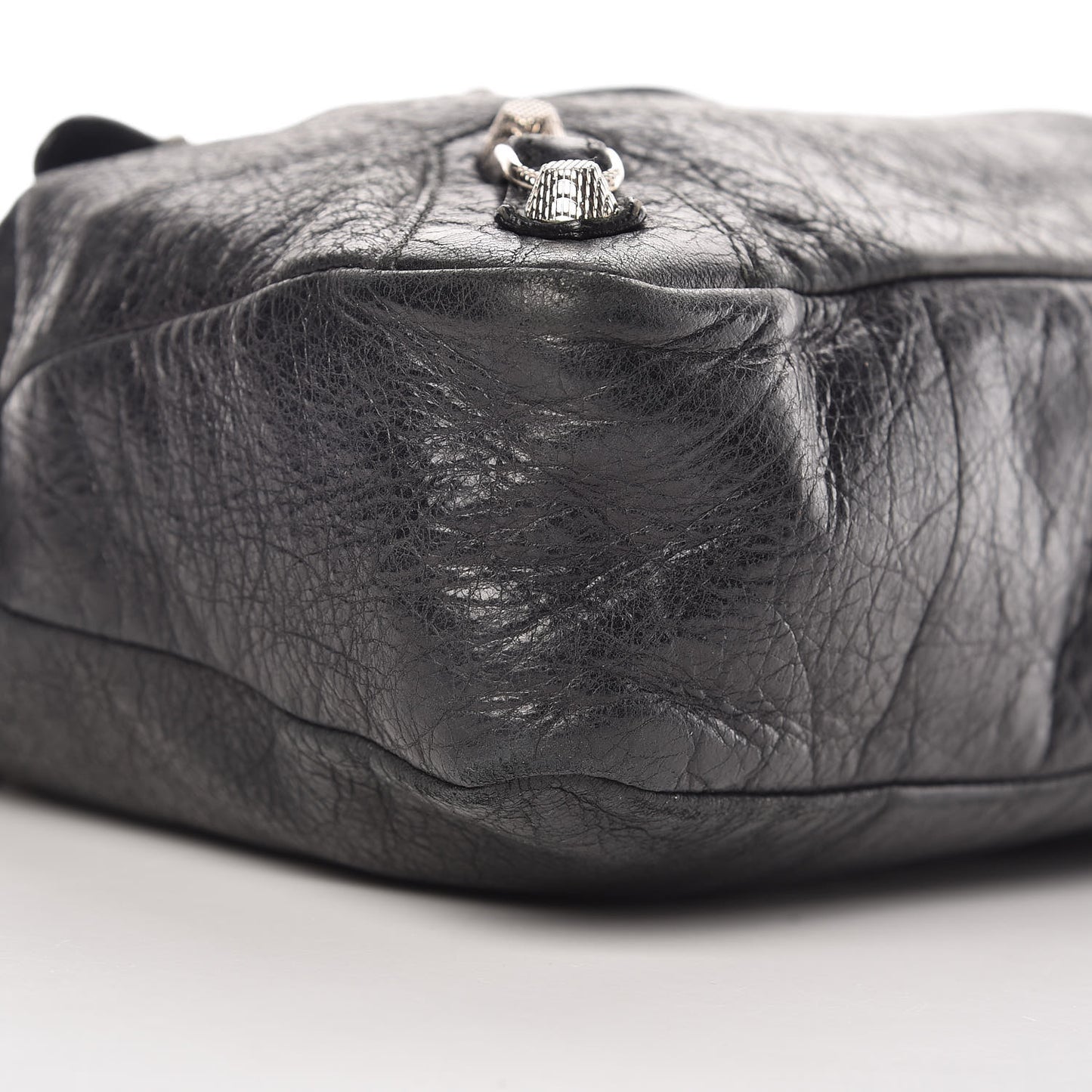 Agneau Giant 12 Silver Hardware Town Black