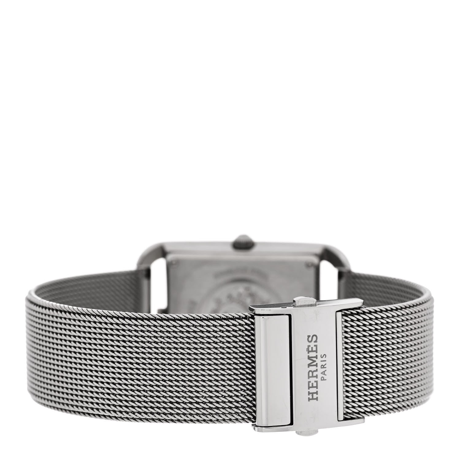 Hermes Stainless Steel 29mm Cape Cod Double Tour Quartz Watch Silver 3 of 5