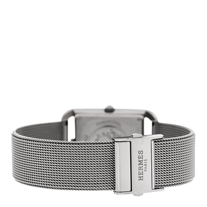 Hermes Stainless Steel 29mm Cape Cod Double Tour Quartz Watch Silver 3 of 5
