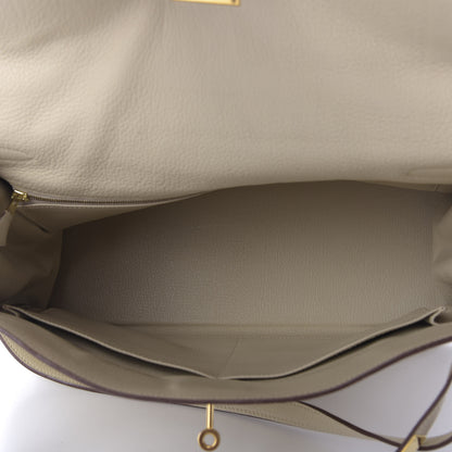 Hermes Taurillon Clemence Kelly Retourne 35 Parchemin 5 of 9