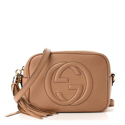 Gucci Pebbled Calfskin Small Soho Disco Bag Rose Beige 1 of 10