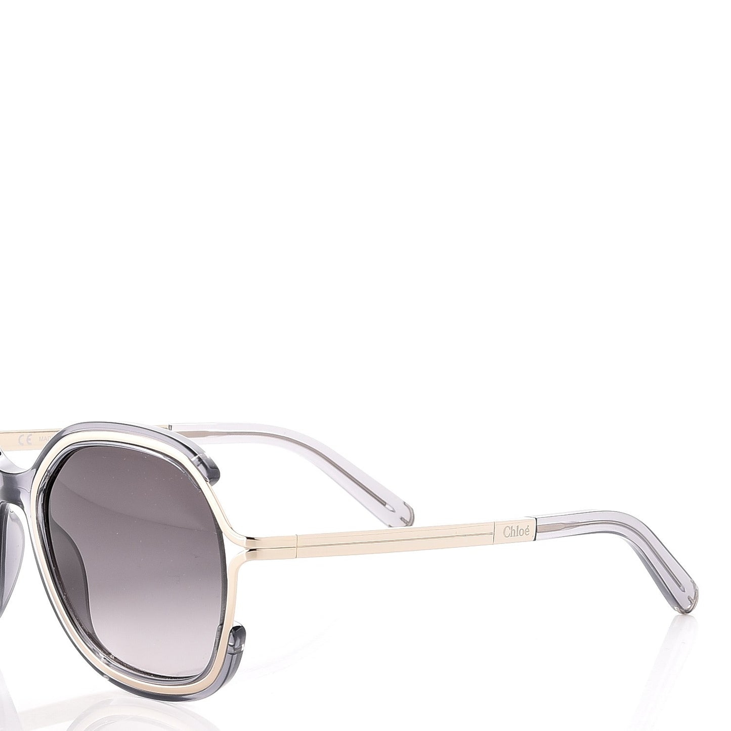 Jayme Oversized Round Sunglasses CE689S Dark Grey
