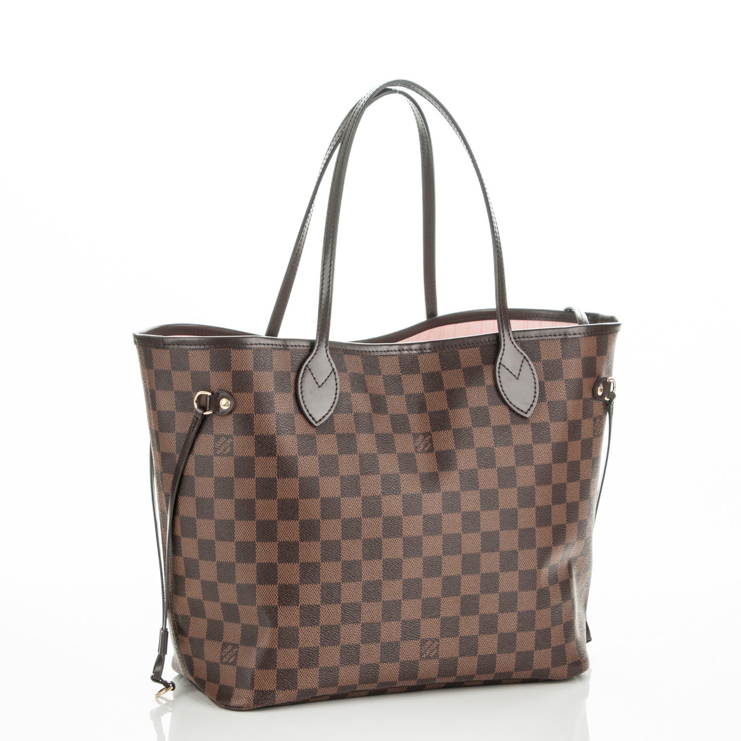 Damier Ebene Neo Neverfull MM Rose Ballerine