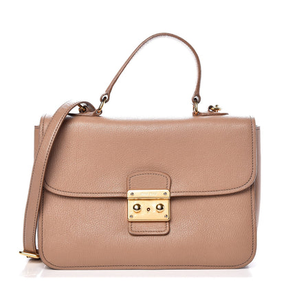 Miu Miu Goatskin Madras Shoulder Bag Cammeo 1 of 13