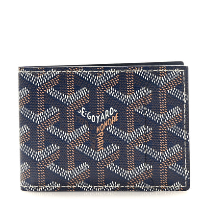 Goyard Goyardine Victoire Card Holder Insert Navy 1 of 6
