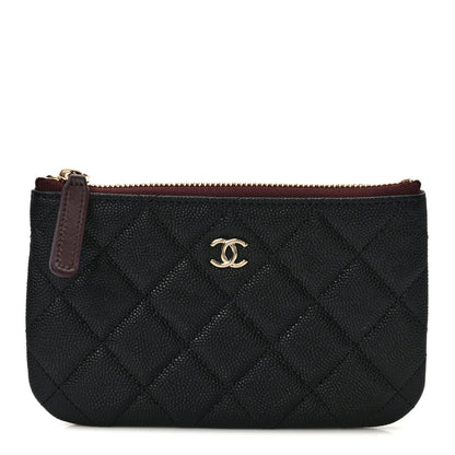 Chanel Caviar Quilted Small Cosmetic Case Black 1 of 8