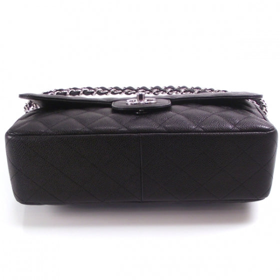 Chanel Caviar Jumbo Single Flap Black 4 of 11